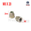 100 cái Ốc Cấy Ren M8 x 20 mm Có Vành